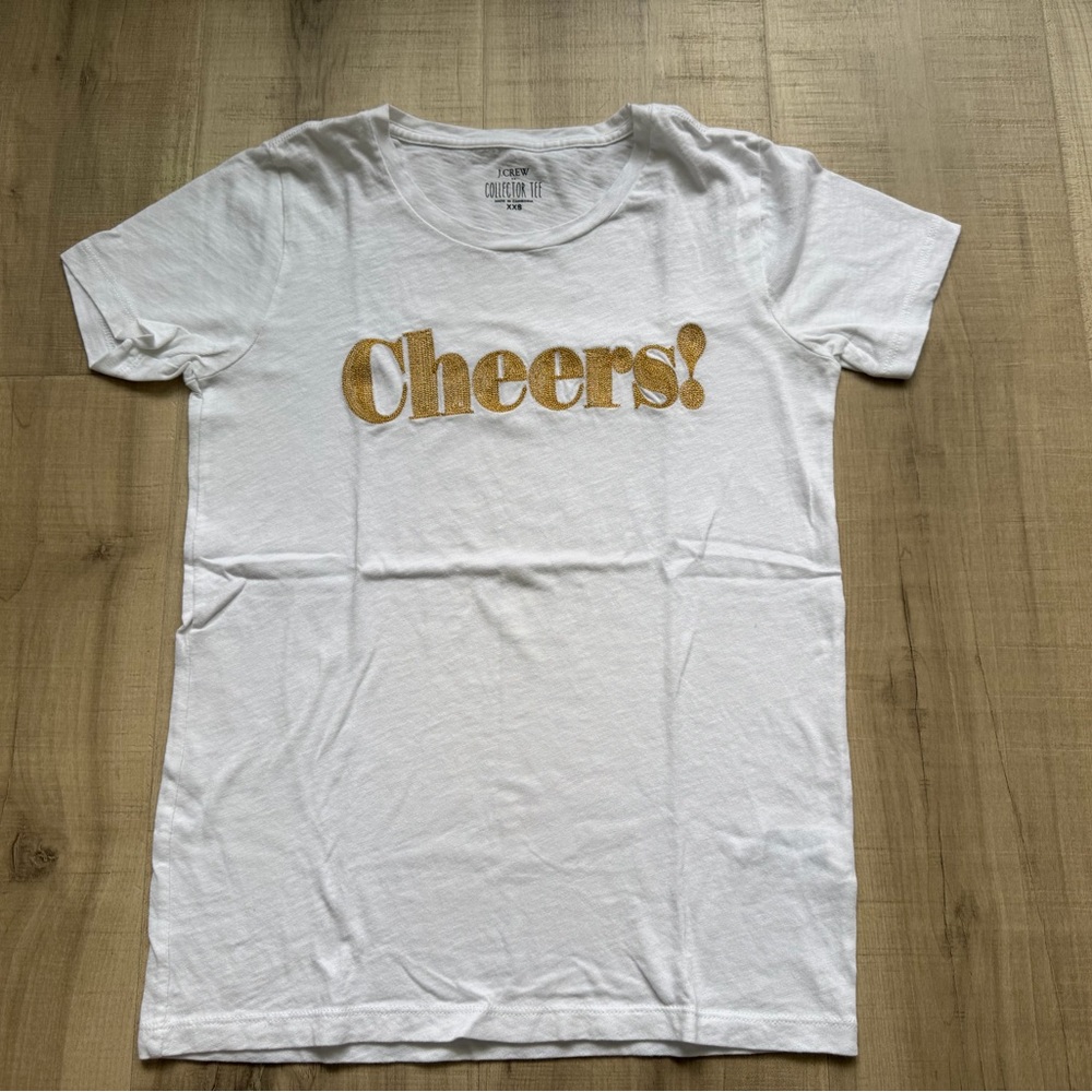 J. Crew White Collector Tee